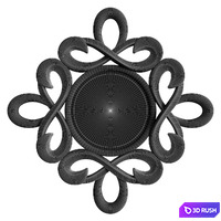 Mirror of Zodiac 3D Model Vray