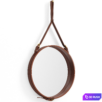 GUBI Adnet Wall Mirror 3D Model Vray, Corona