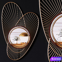 Muranti_Mirror_Stervi 3D Model Vray, Corona