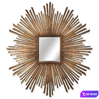 Restoration Hardware 17th C. Sunburst Mirror 3D Model Corona