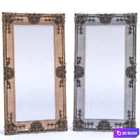 Astoria Grand Beaston Leaner Mirror 3D Model Vray