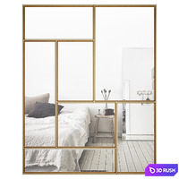 Mosaic Mirror 373-322 3D Model Vray
