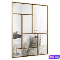 Mosaic Mirror 373-322 3D Model Vray
