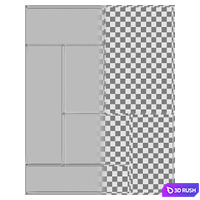 Mosaic Mirror 373-322 3D Model Vray