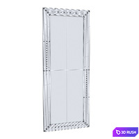 Hair mirror "Infinity" 3D Model Vray