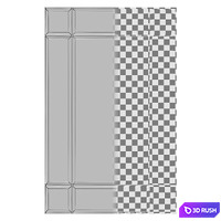 Mirror Beaumont Eichholtz 112918 3D Model Vray