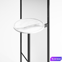 SP01 Michelle Floor Mirror 3D Model Corona