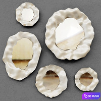Karpa Nenufar Wall Decor 3D Model Vray, Corona