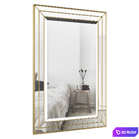 Willacoochee Traditional Beveled Accent Mirror GRYL4520 3D Model Vray