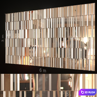 Decorative wall 195. 3D Model Corona