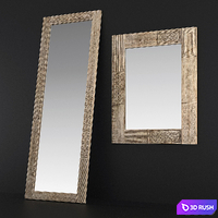 Pare series mirrors from Kare 3D Model Corona