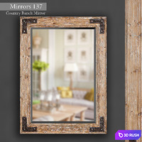 Mirror 137 3D Model Vray, Corona