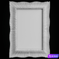 Samira Gaia Mobili Mirror (Silver, Gold) 3D Model Vray, Corona