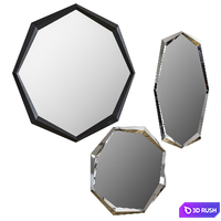 Cattelan Italia Emerald &amp; Magnum Mirrors Set 3D Model Vray, Corona