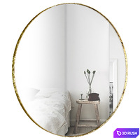 Champagne Mirror 120 cm TY982-1 3D Model Vray
