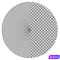 Champagne Mirror 120 cm TY982-1 3D Model Vray
