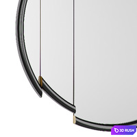 LEE BROOM - SPLIT MIRROR ROUND 3D Model Vray