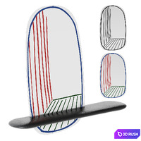 Bonaldo new perspective mirror 3D Model Corona
