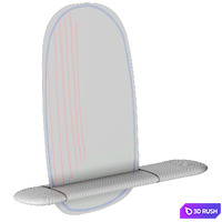 Bonaldo new perspective mirror 3D Model Corona