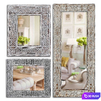 Mirror 162 3D Model Vray, Corona