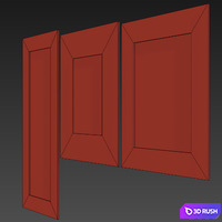 Mirror 162 3D Model Vray, Corona