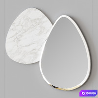 Seventy Mirror by Reflex 3D Model Vray, Corona