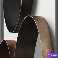 Cattelan Italia Wish Mirrors 3D Model Vray, Corona