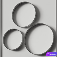 Cattelan Italia Wish Mirrors 3D Model Vray, Corona