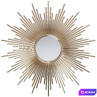 Soledad La Redoute Sun Shaped Mirror 3D Model Corona