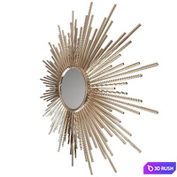 Soledad La Redoute Sun Shaped Mirror 3D Model Corona