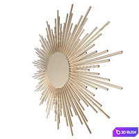 Soledad La Redoute Sun Shaped Mirror 3D Model Corona
