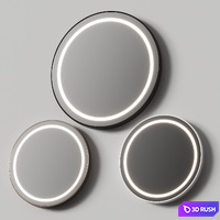 ESS Easy Drain Iseo Mirrors 3D Model Vray, Corona