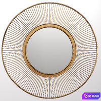 Kare Design - Mirror Sun Storm 3D Model Vray, Corona