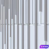 Decorative wall 261 3D Model Corona