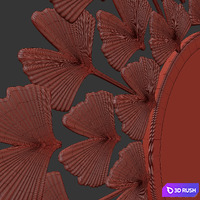 Mirror Garda Decor BD-846098 3D Model Vray, Corona