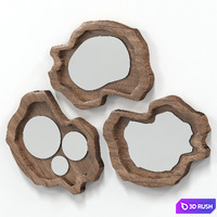 Slab Mirror Collection 3D Model Vray, Corona