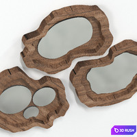 Slab Mirror Collection 3D Model Vray, Corona