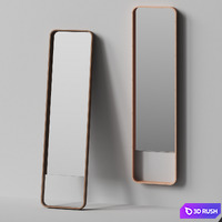 Loop Floor Mirror by Case Furniture 3D Model Vray, Corona