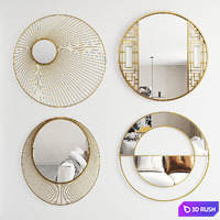 Sakurata Sakura Shan Aurora Mirrors Set 3D Model Corona