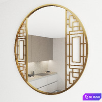 Sakurata Sakura Shan Aurora Mirrors Set 3D Model Corona