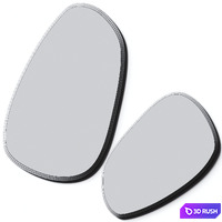 Easyline Miami Wall Mirrors 3D Model Vray, Corona