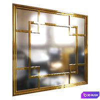 Lehome M081 Wall Mirror 3D Model Corona