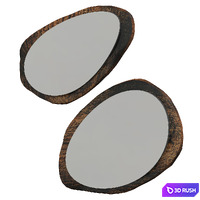 Slab mirrors 3D Model Vray, Corona