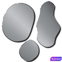 Ferm Living Pond Wall Mirrors 3D Model Vray, Corona