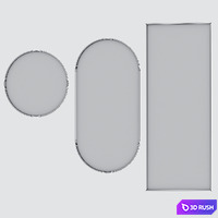 FUTOM W | Mirror By Intra lighting 3D Model Vray, Corona