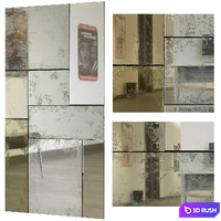 Mirror Random Mirror by Julian Chichester SKU 2282.AGE.000 3D Model Vray, Corona