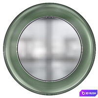 1669 Circular Glass Mirror 3D Model Corona