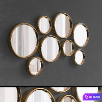 Mirror 261 3D Model Vray, Corona