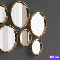 Mirror 261 3D Model Vray, Corona