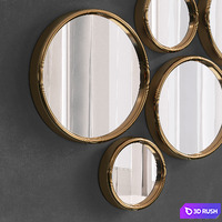 Mirror 261 3D Model Vray, Corona